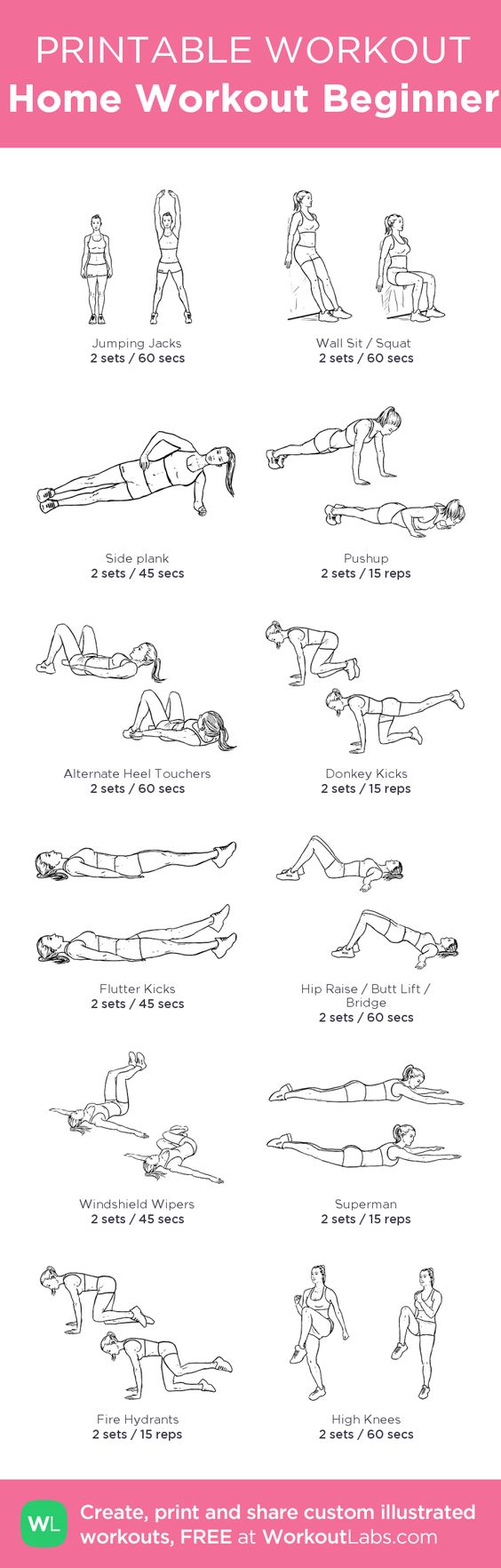 Printable Bodyweight Workouts | POPSUGAR Fitness