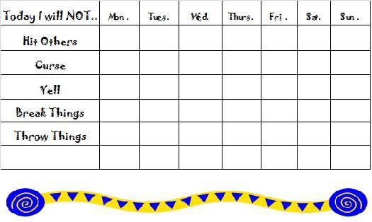 printable smiley face behavior charts   Ibov.jonathandedecker.com