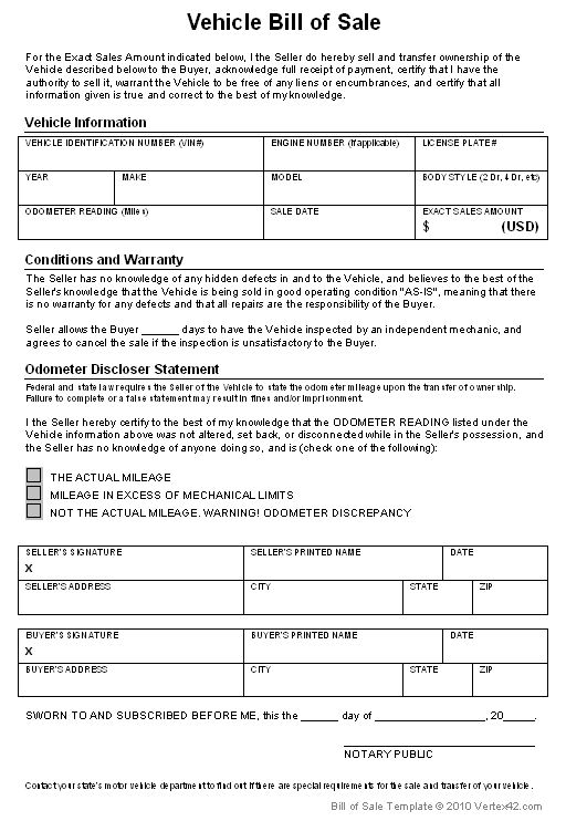 car bill of sale florida   Demire.agdiffusion.com