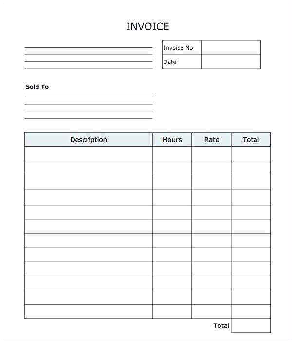 invoice templates printable free | Invoice Templates | Free Word 