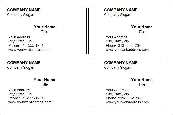 free editable printable business card templates   Demire 