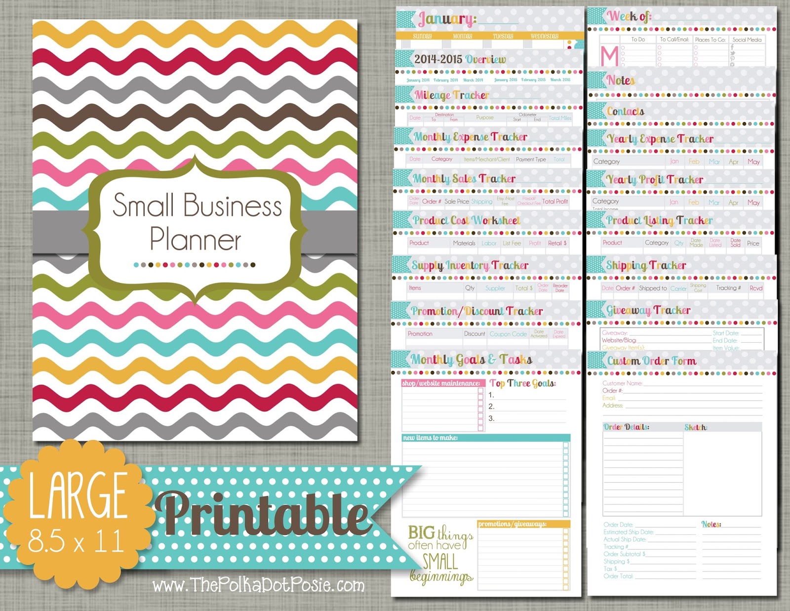 FREE Blog and Business Planner Printable — Life by Aileen