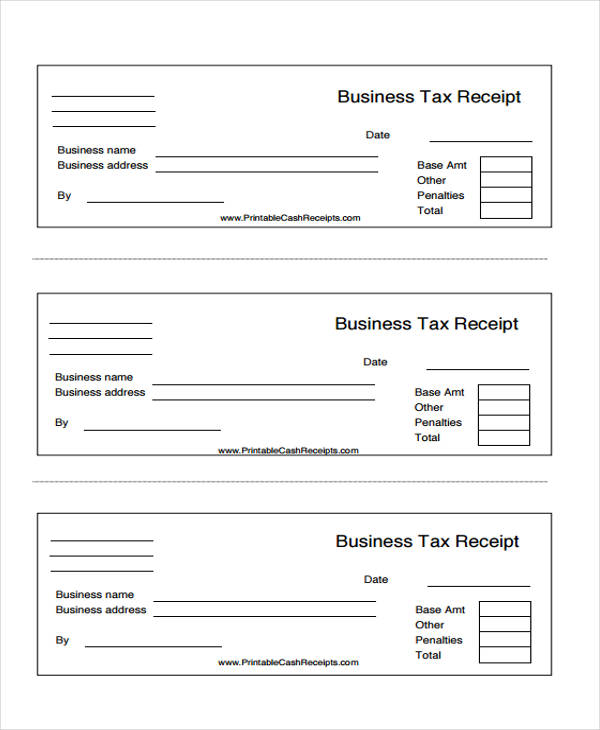 Receipt Forms | Free Receipt Forms for Small Business