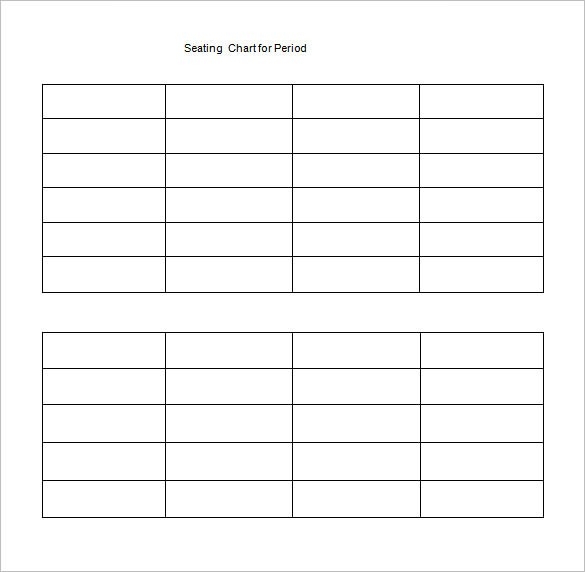 Classroom Seating Chart Template – 14+ Examples In Pdf, Word 