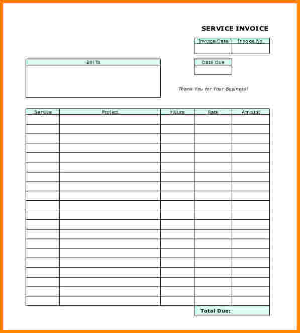 example invoices letters for contractors