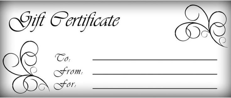 Waste Free Gift Certificates