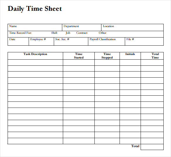 daily time sheet   Ibov.jonathandedecker.com