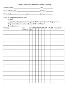 Printable Data Collection Sheets | shop fresh