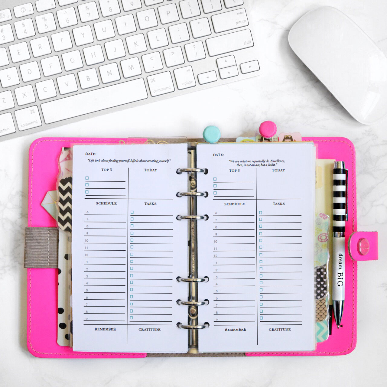 Daily Planner Template   Free Printable Daily Planner for Excel