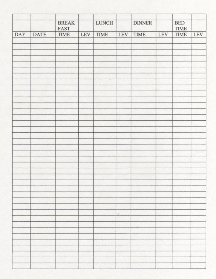 Printable Diabetic Blood Sugar Chart | shop fresh