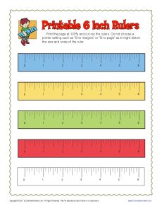 free printable 1 inch rulers