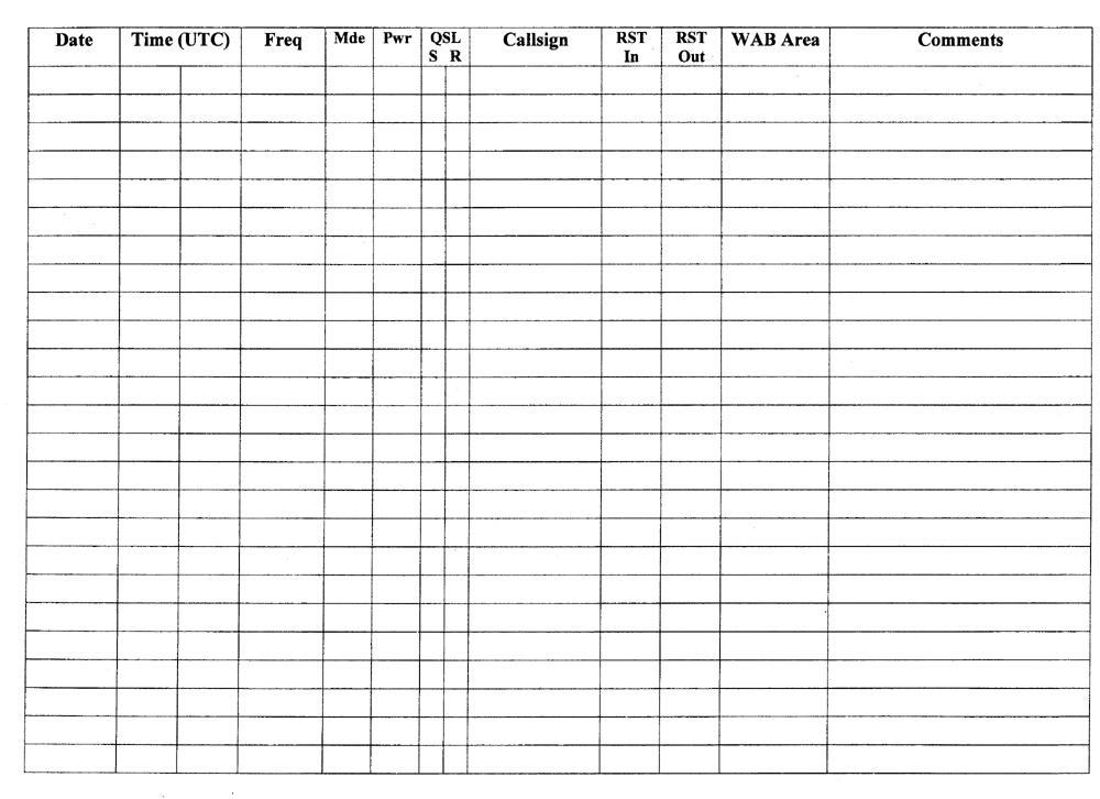 Worked All Britain Web Site   Log Books