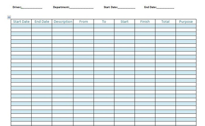 30 Printable Mileage Log Templates Free Template Lab Mileage 