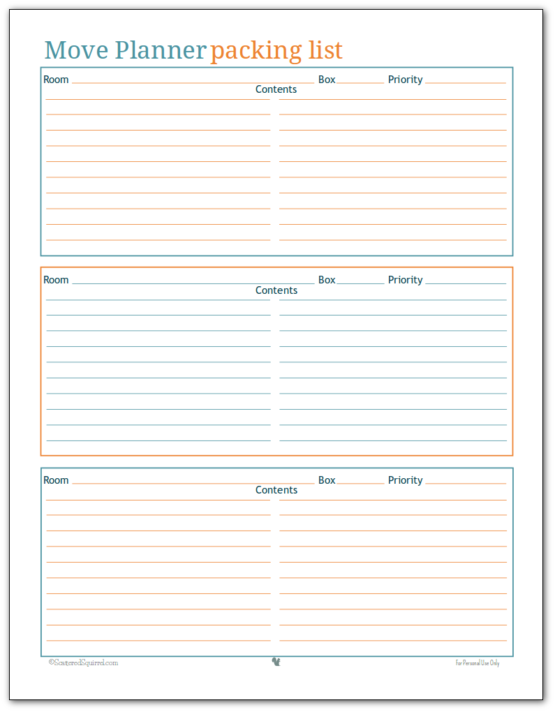 FREE Printables for FB fans: Budget Tracker and Packing Checklist 
