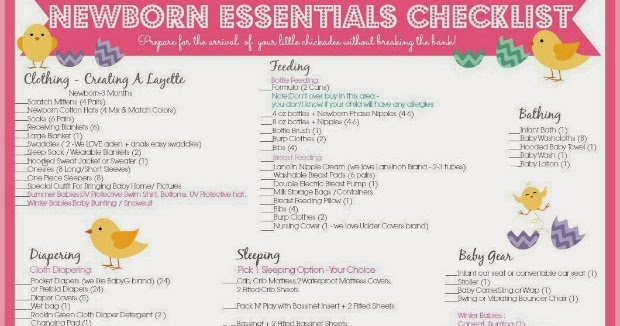 One Savvy Mom ™ | NYC Area Mom Blog: Newborn Essentials Checklist 