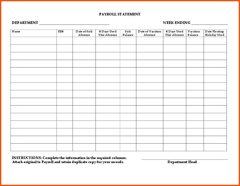 19 Printable Pay Stub Template Forms   Fillable Samples in PDF 