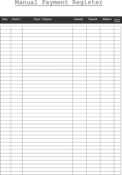 morgage loan expense tracker printable