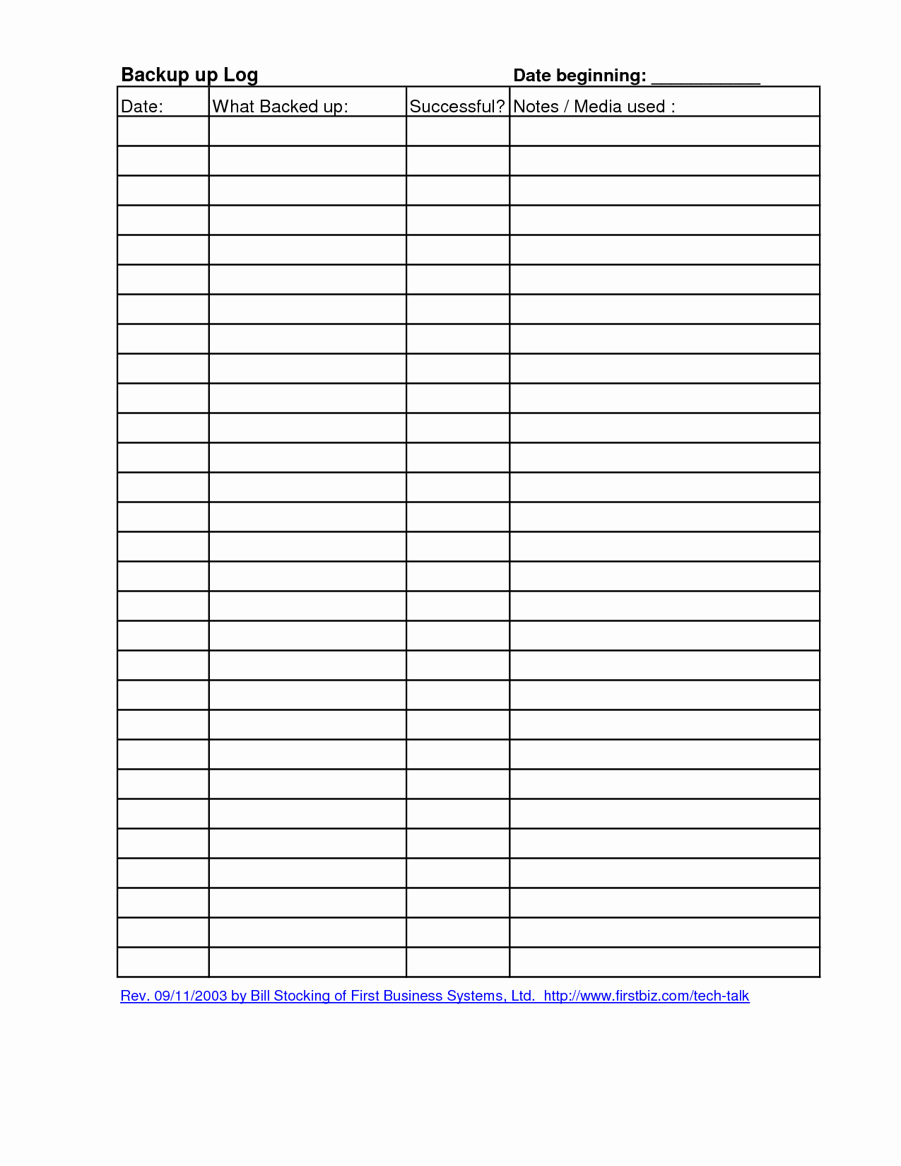 Payment Record Free Printable Payment Log