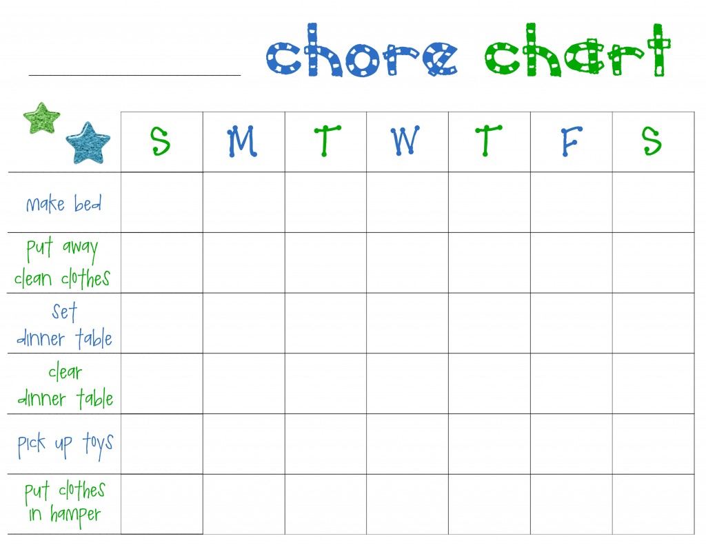 Free Printable Chore Charts for Toddlers   Frugal Fanatic