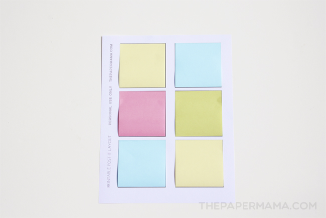 DIY Secret: How to Print on Post It Notes (and Free Printable 