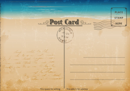 postcard template   free printable … | Art ideas | Pinte…