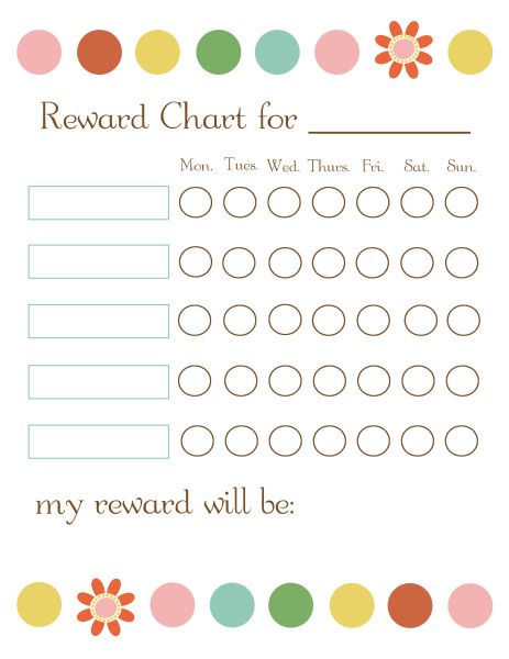 Here are some brilliant free printable reward charts that we have 