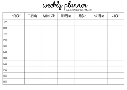 Free Printables! | Mary Kay booking | Pinterest | School, Weekly 