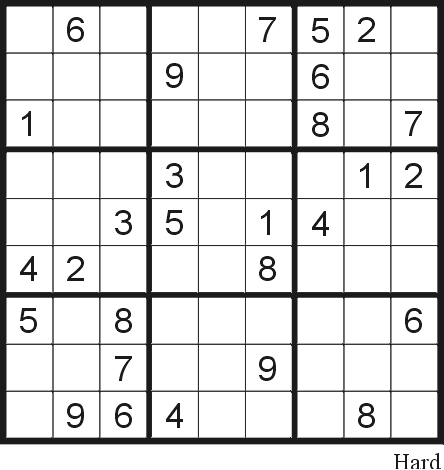 Sudoku puzzle 28 (Hard)   Free Printable Puzzles