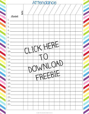 Sunday School attendance Chart Free Printable – ownyourpaper.com