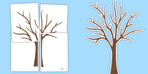 Large Tree Cut Out   large tree, tree, outline, cut out, display