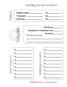 Lots of great wedding planning worksheets!! | Wedding | Pinterest 