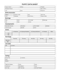 Free Printable Dog Vaccination Record | Free Printable Pet Health 