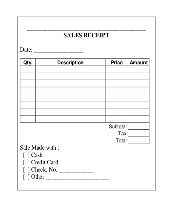 Free printable Cash Receipt Form (PDF) from Vertex42.| Home 