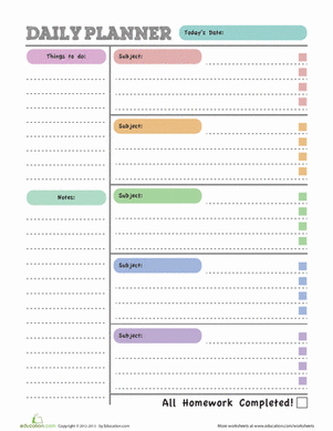 free school planner printables   Demire.agdiffusion.com