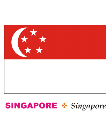 Flag of Singapore coloring page | Free Printable Coloring Pages