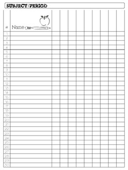 lesson plan and record book template