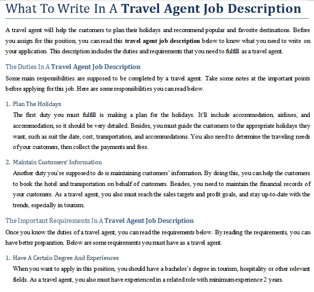 what-to-write-in-a-travel-agent-job-description-shop-fresh