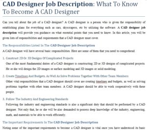 cad design careers