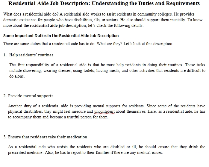 residential-aide-job-description-understanding-the-duties-and