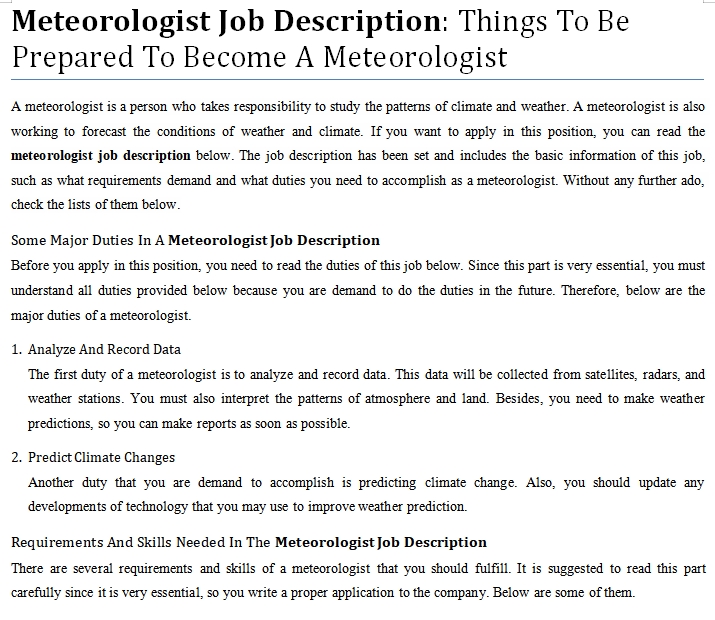 meteorologist jobs in north carolina