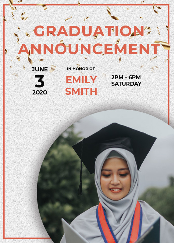 10 Graduation Announcement Template Free Psd Shop Fresh