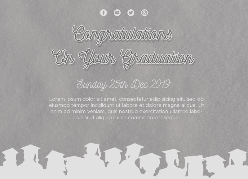 free graduation card templates for photoshop