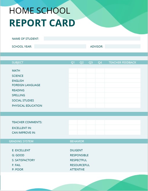 Shop Report Template