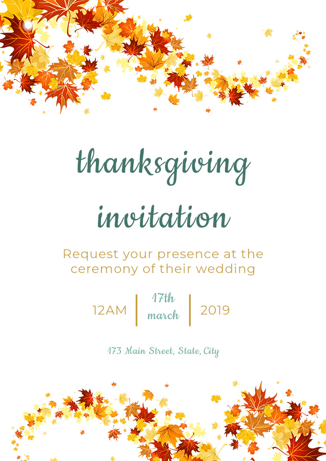 10  Thanksgiving Invitation template free psd shop fresh