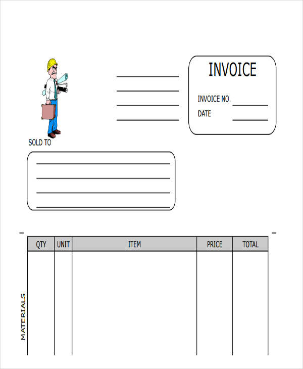 Contractor Invoice Template