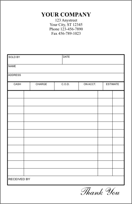 Free Printable Sales Receipt Template Business Sales Receipt 