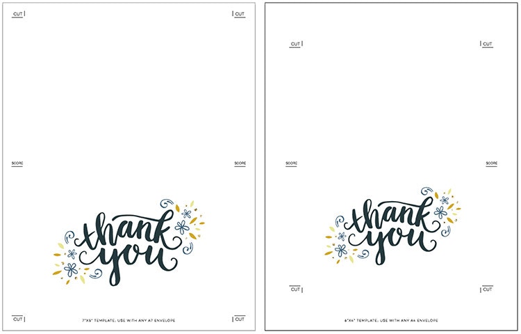 Thank You Note Template | bravebtr