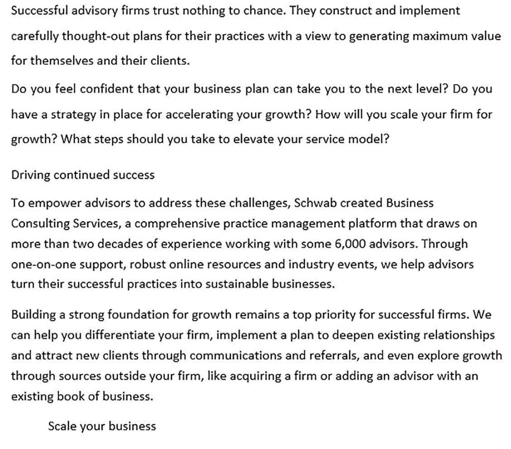 Consulting Business Plan Template | shop fresh